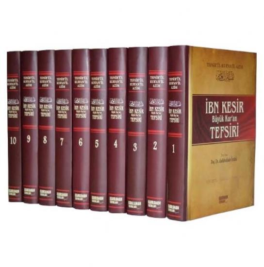 İbn Kesir Büyük Kuran Tefsiri Tam Metin 10 Cilt Şamua Kağıt