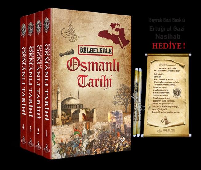 Belgelerle Osmanlı Tarihi 4 Cilt Takım - Ferman Hediyeli YENİ