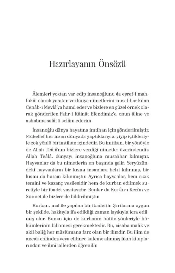 Büyük İslam İlmihali - Kurban Boğazlama ve Av