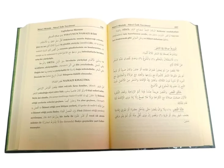 Nurul Misbah Nurul İzah Tercümesi Kelime Kırık Manalı