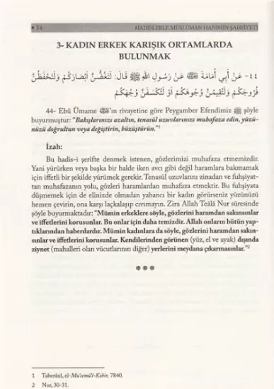 Hadislerle Müslüman Hanımın Şahsiyeti