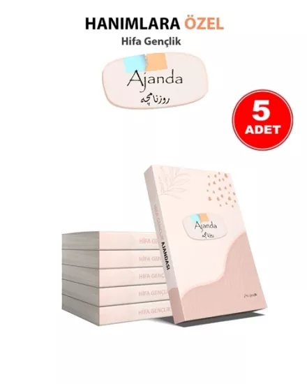 Hanımlara Özel Ajanda 5 Adet