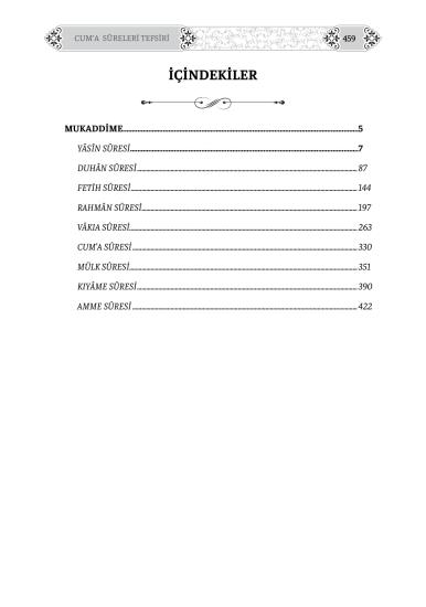 Cuma Sureleri Tefsiri Kırk Manalı
