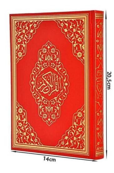 Kuranı Kerim Hafız Boy Mühürlü 057 Kırmızı