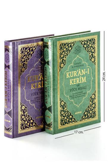 Kuranı Kerim ve Yüce Meali Arapça ve Meal Orta Boy