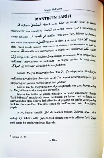 İsa Goci Mantık Mefhumu (Şaban Sadoğlu)