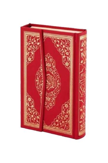 Kuranı Kerim Rahle Boy Mühürlü 059 Kırmızı
