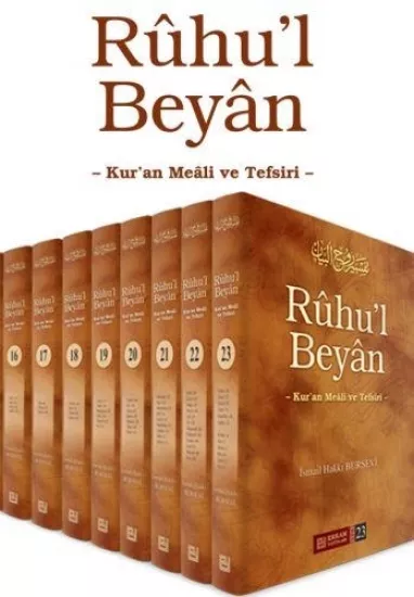 Ruhul Beyan Tefsiri 23 Cilt Takım İsmail Hakkı Bursevi