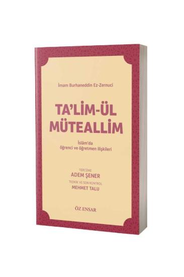 Talimül Müteallim Tercümesi