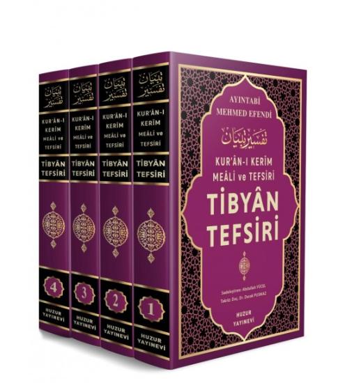 Tibyan Tefsiri Kuranı Kerim Meali ve Tefsiri 4 Cilt Takım