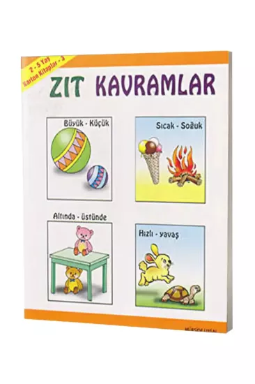 Karton Kitap-3-Zıt Kavramlar; 2-5 Yaş