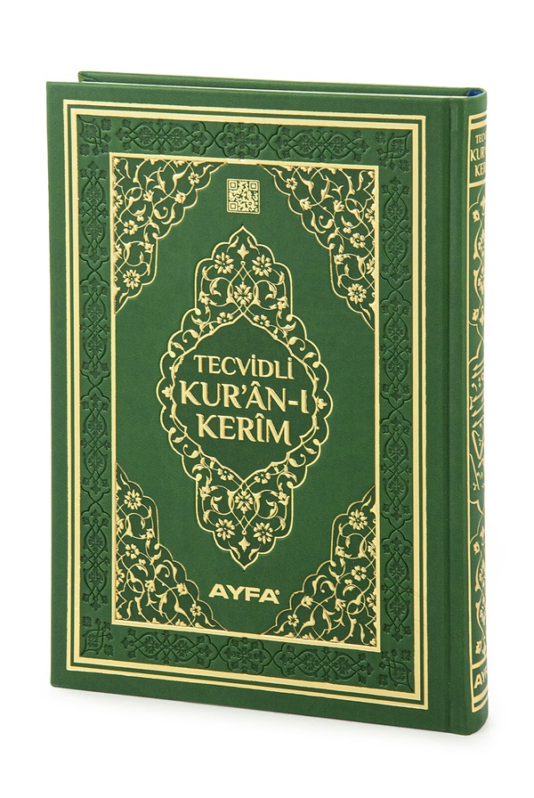 Tecvidli%20Kuranı%20Kerim%20%20Termo%20Deri%20Rahle%20Boy%20Yeşil%20Renkli